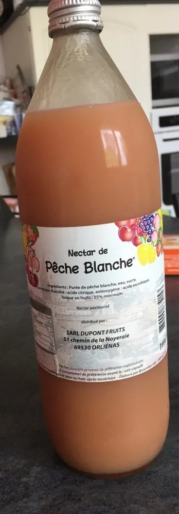 Nectar de pêche blanche
