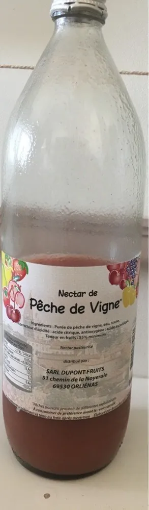 Nectar de peche de vigne