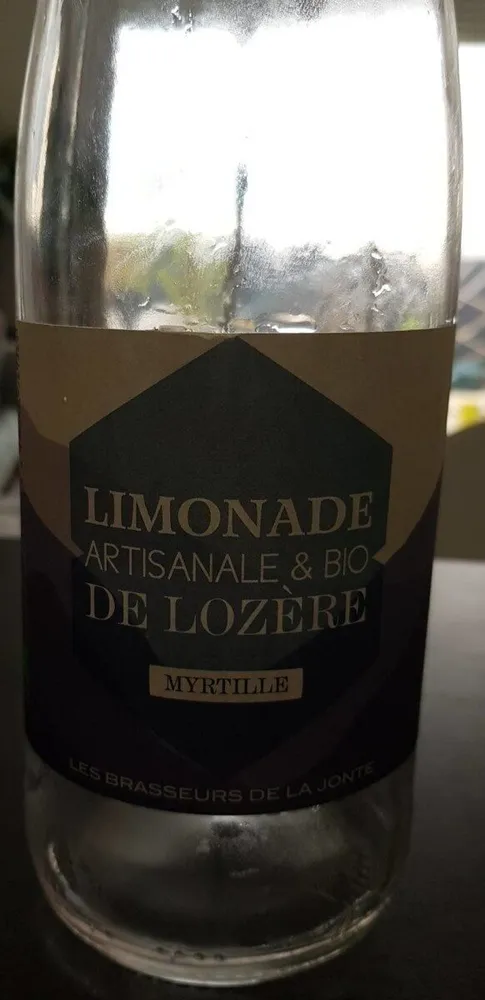 Limonade artisanale & bio de Lozère Myrtille
