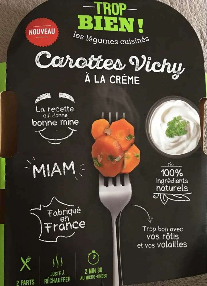 Carottes Vichy à la crème