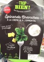 Epinard branches à la crème et à l'emmental