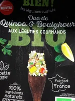 Duo de quinoa et boulghour aux légumes gourmands
