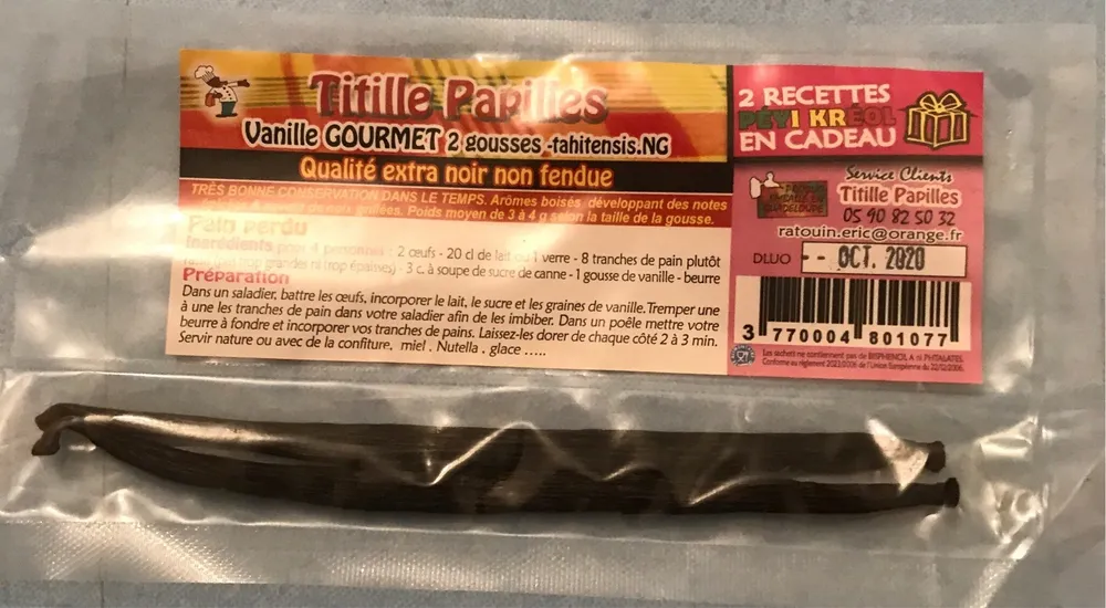 Gousse de vanille Titille