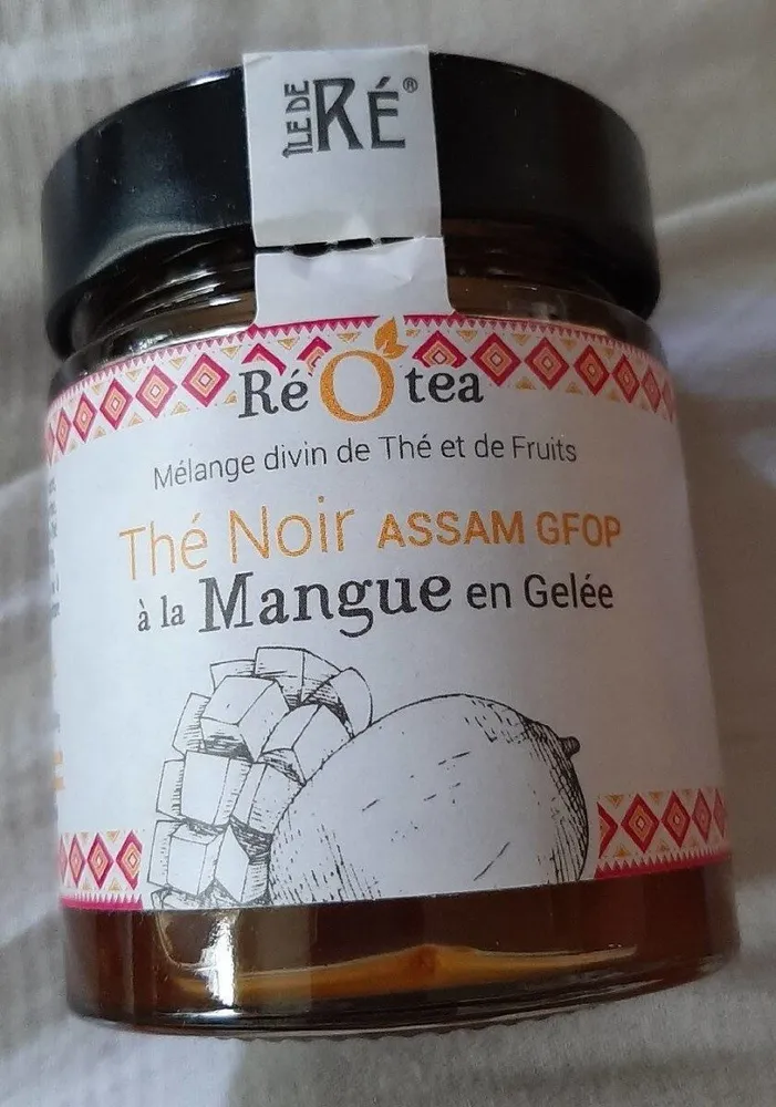 Thé Noir Assam GFOP à la mangue en Gelée