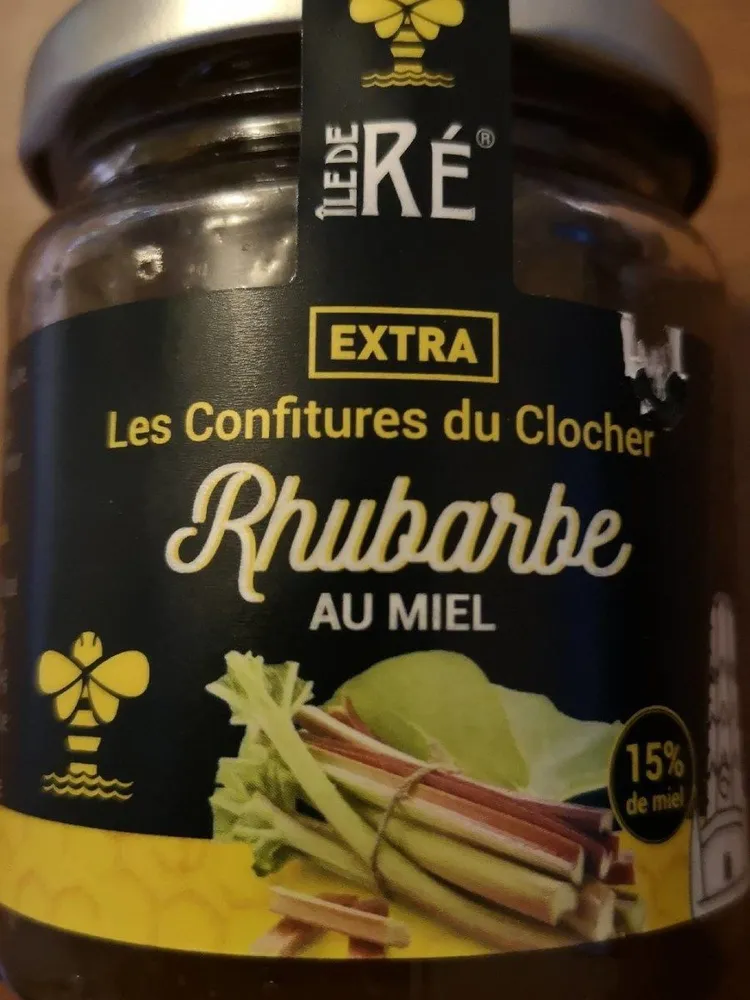 Rhubarbe au miel