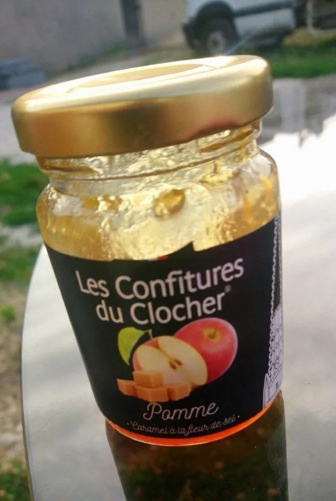 Confiture pomme caramel à la fleur de sel