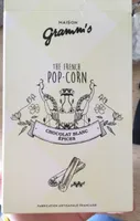 Pop Corn Chocolat Blanc Epices