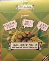 Haricot Noir chocolat blanc matcha