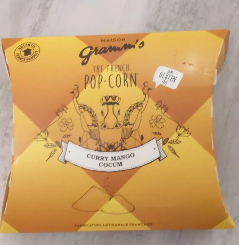 The french pop-corn curry Mango cocum