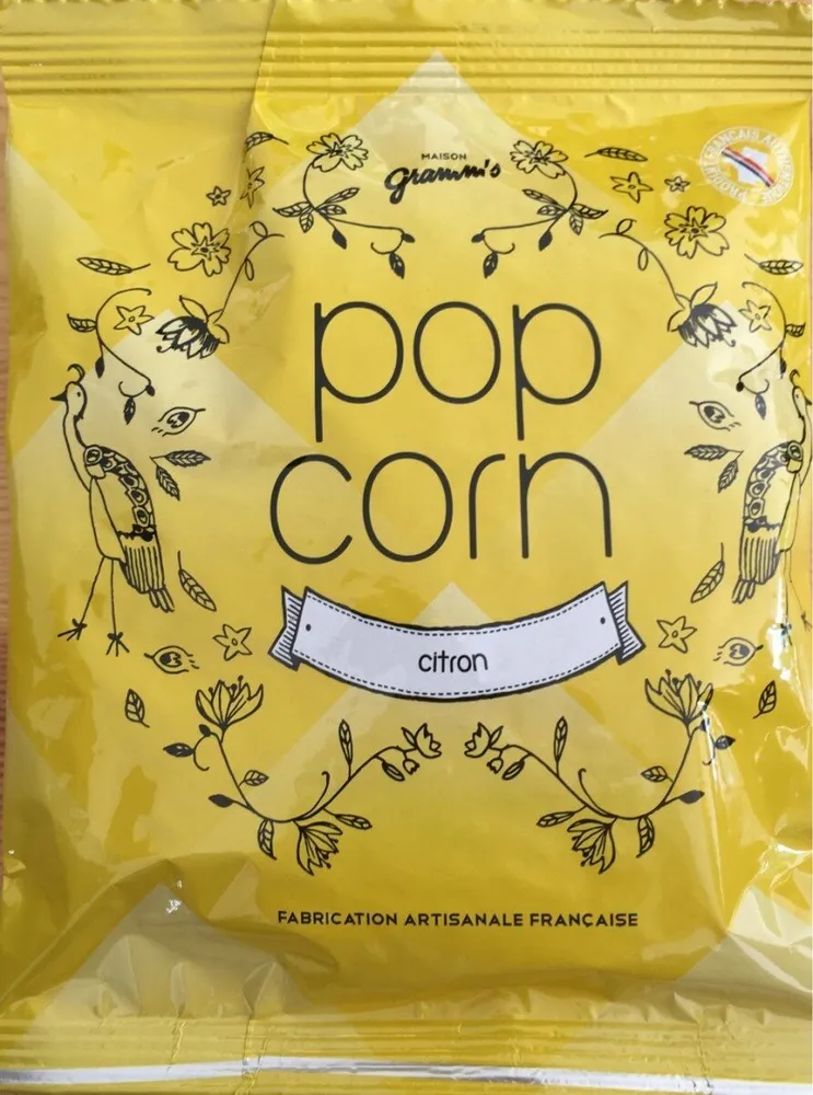 Pop corn citron