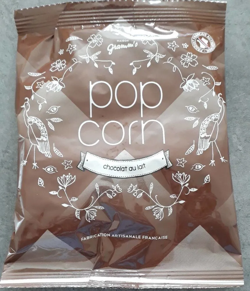 Pop corn chocolat au lait