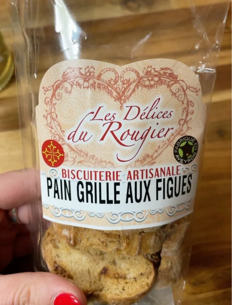 Pain grillé aux figues