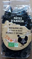 Mafaldine bio aux oeufs et encre de seiche
