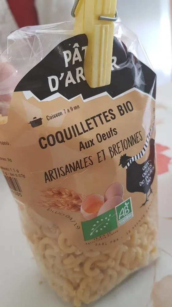 Coquillettes bio