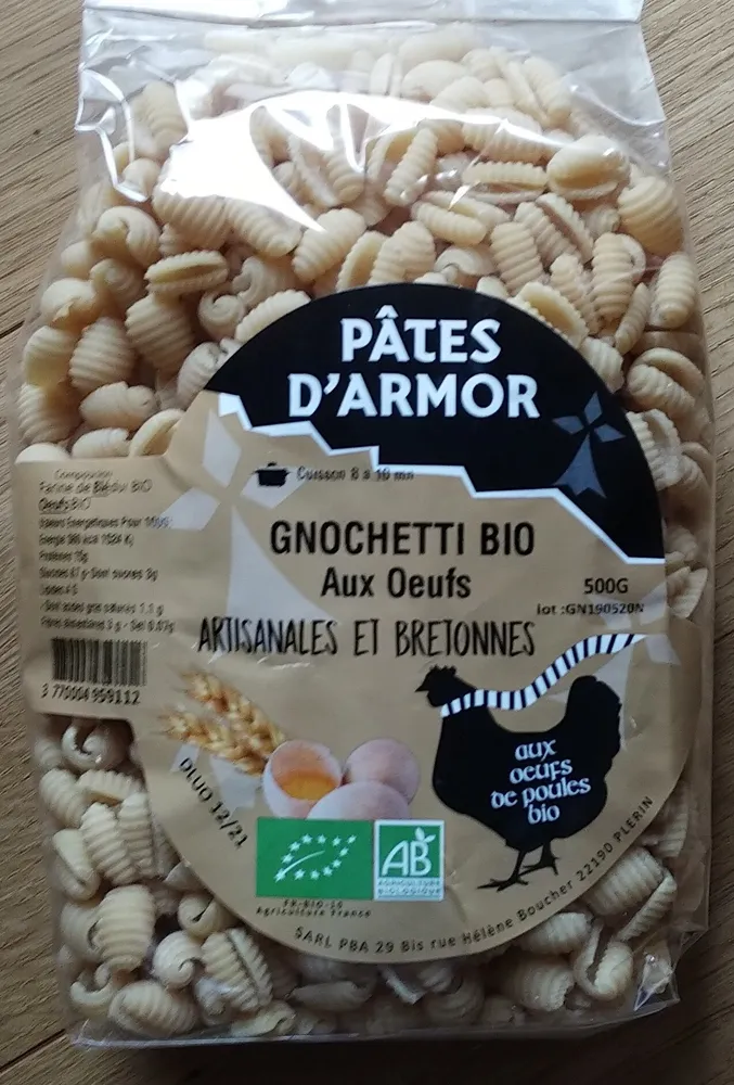 Gnochetti bio aux œufs