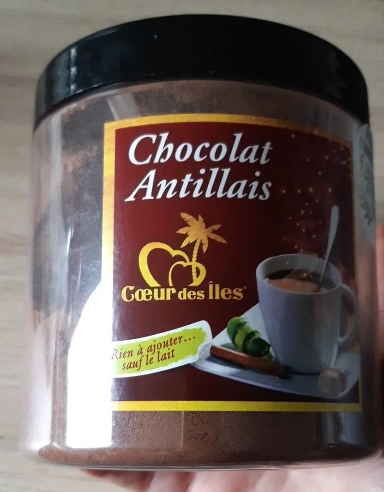 Chocolat traditionnel antillais en poudre