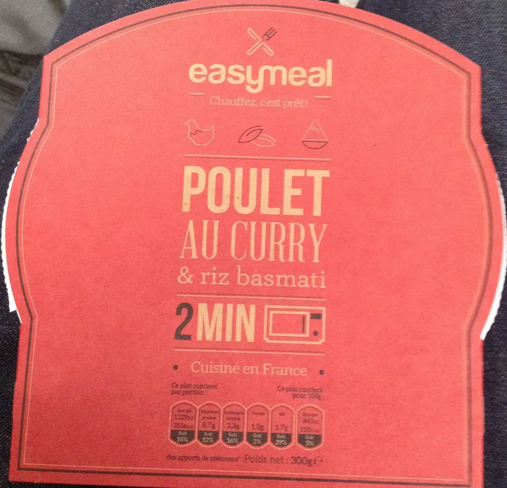 Poulet au curry & riz basmati