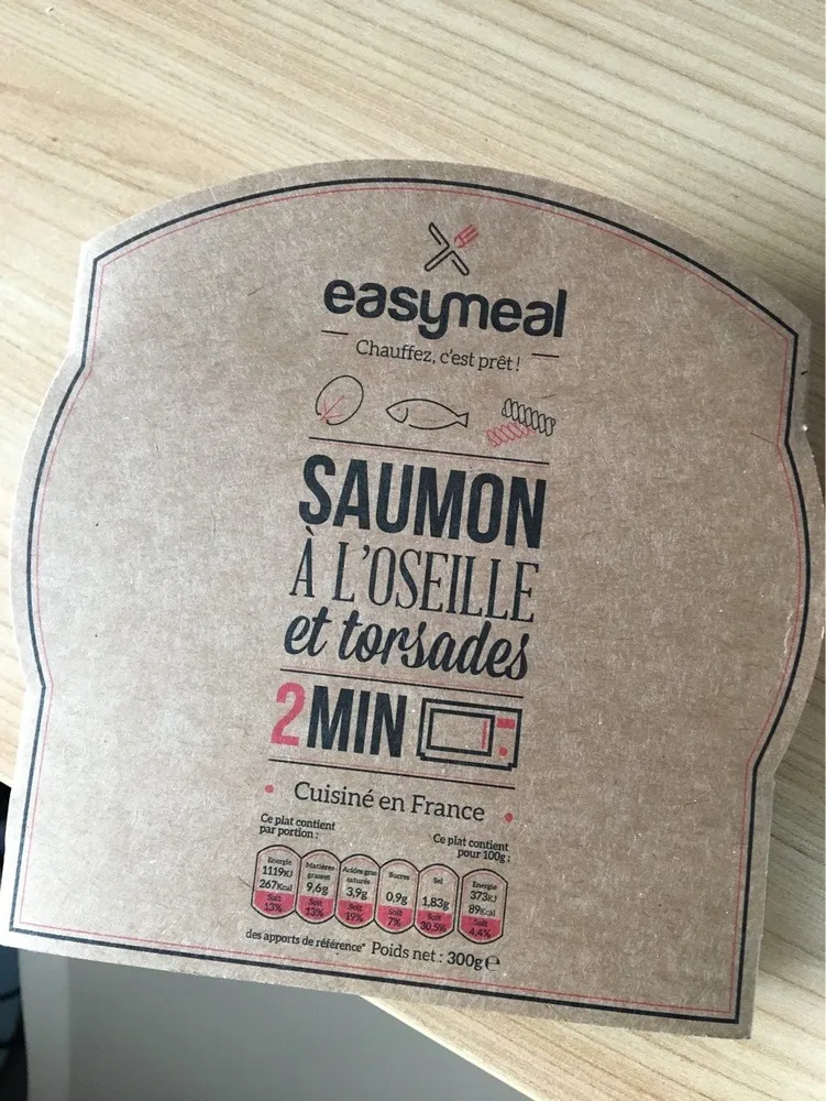 Saumon a L’oseille et torsades