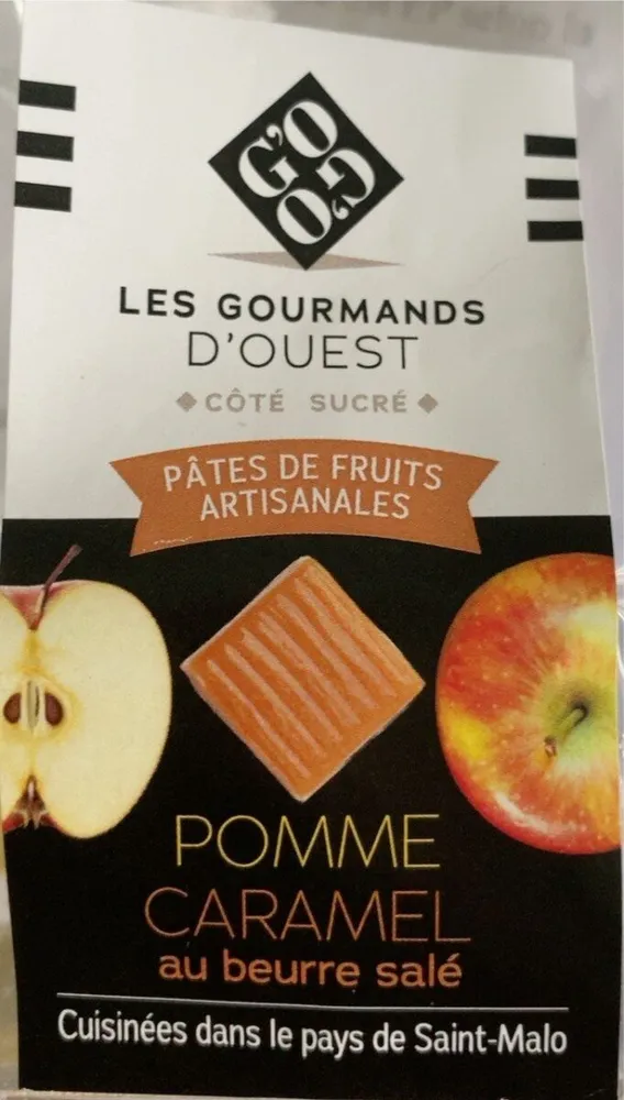 Pâtes de fruits pomme caramel au beurre salé