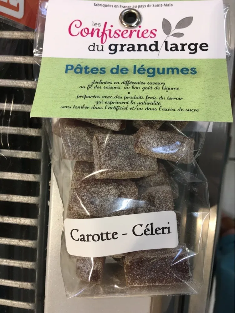 Pâtes de fruits de légumes
