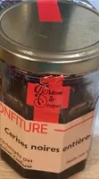 Confiture de cerises noires entières