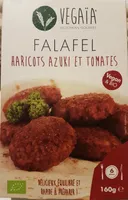 Falafel haricots azuki et tomates