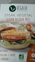 Steack végétal seitan potiron maïs