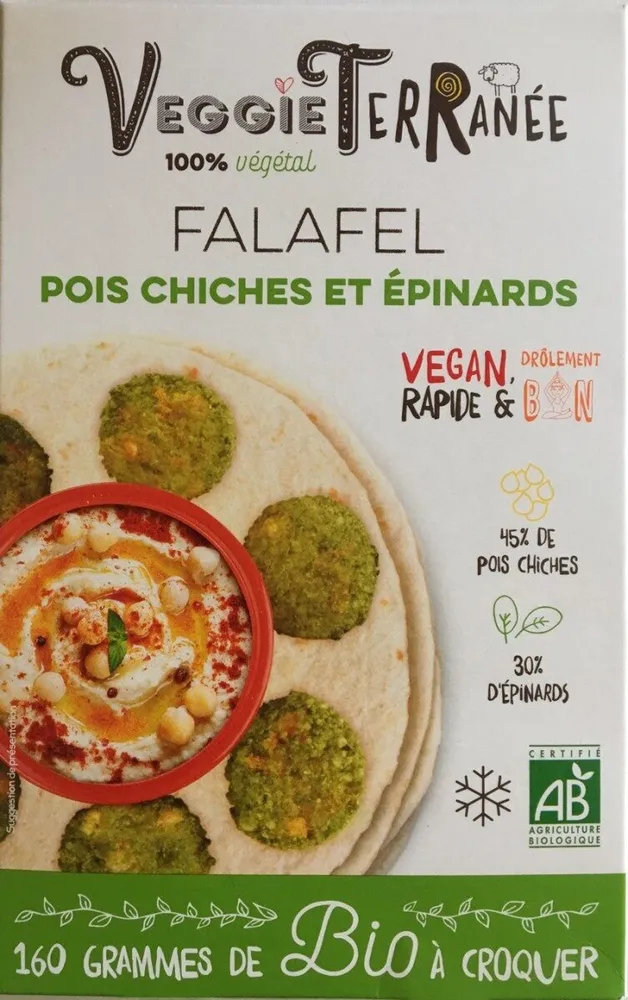 Falafel pois chiches & epinard