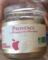 Compote pomme grenade bio