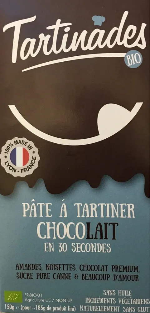 Pâte à tartiner chocolat au lait