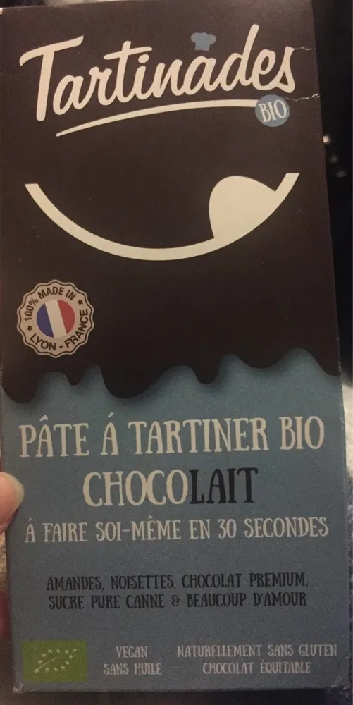 Pâte à tartiner bio
