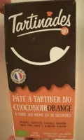 Pâte à tartiner bio choconoir orange