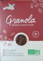 Granola enrobé de chocolat noir