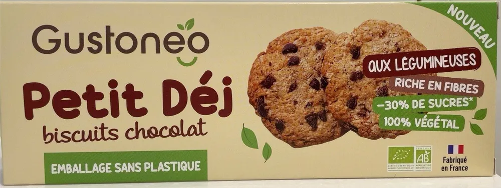 Petit déj biscuits chocolat