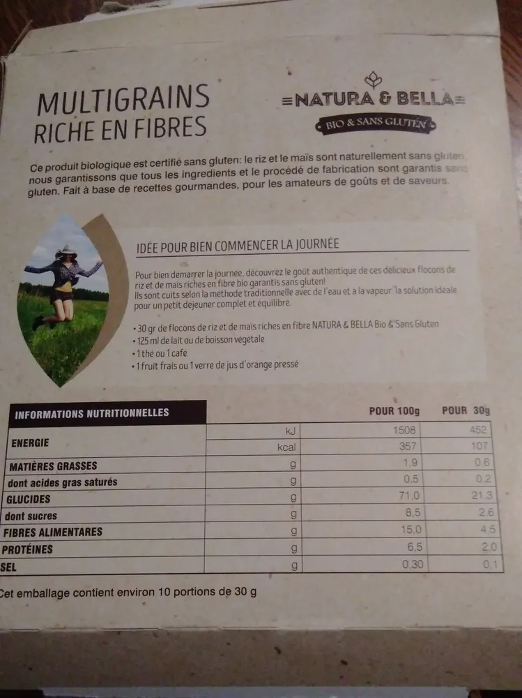 Multigrains riche en fibres
