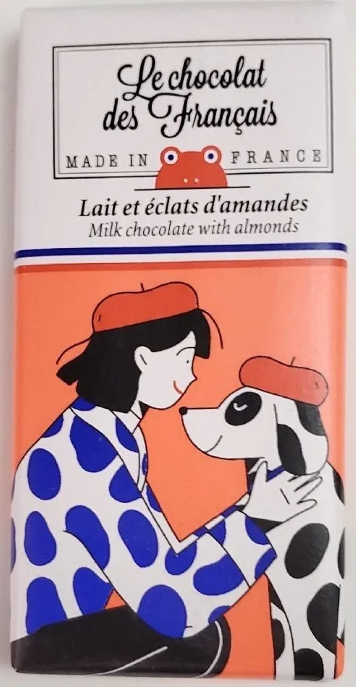 Lait et éclats d'amandes