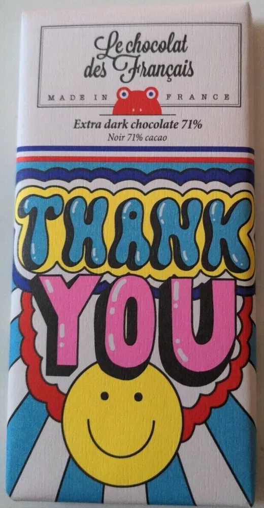 Le chocolat des Français Extra dark chocolate 71%