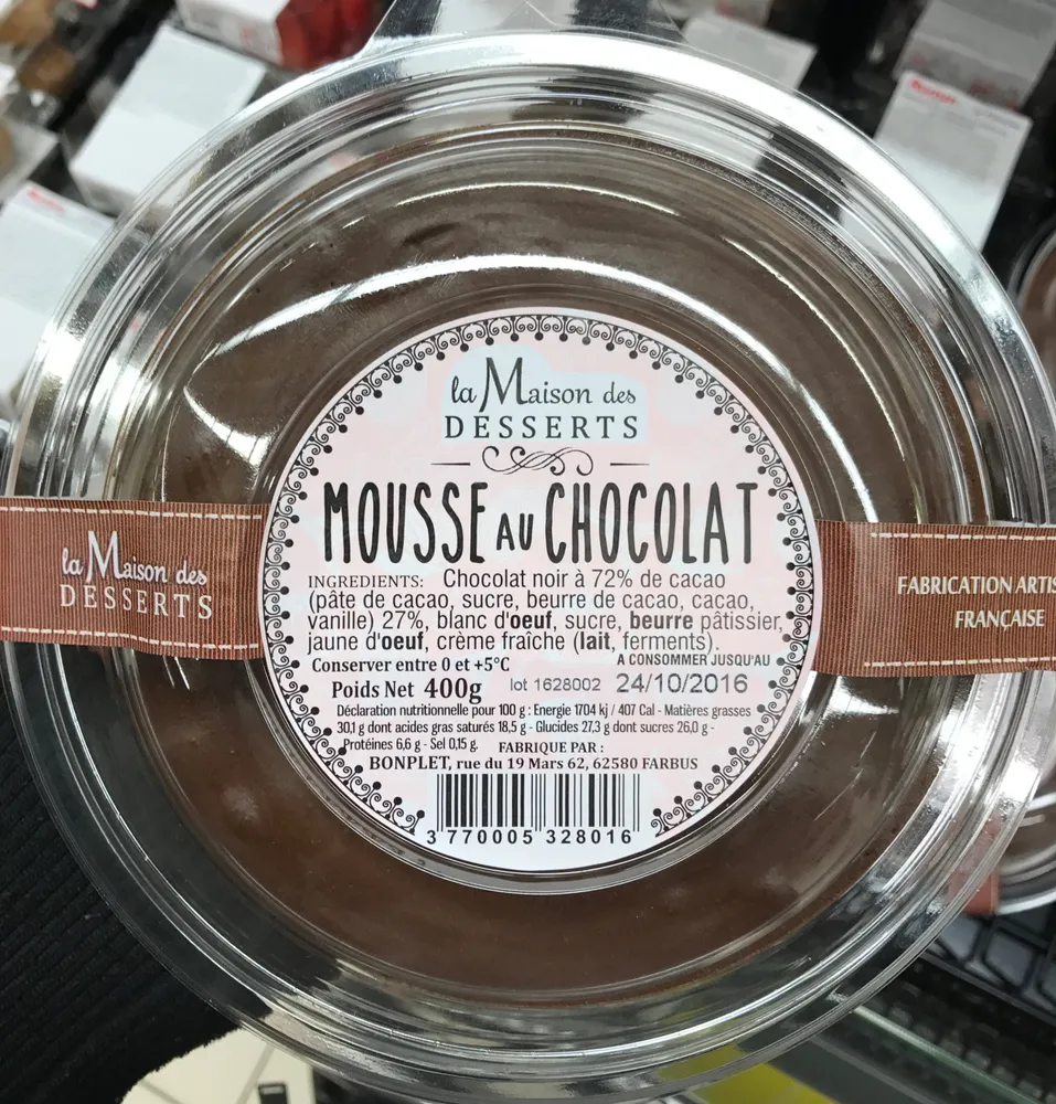 Mousse au chocolat