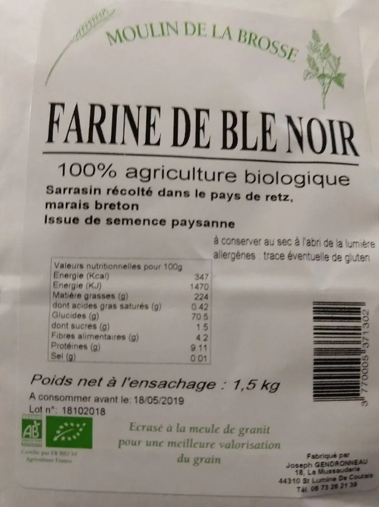 Farine de blé noir