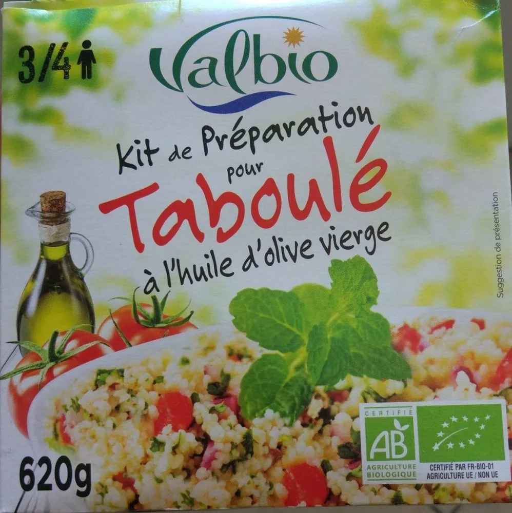 Kit de préparation pour taboulé