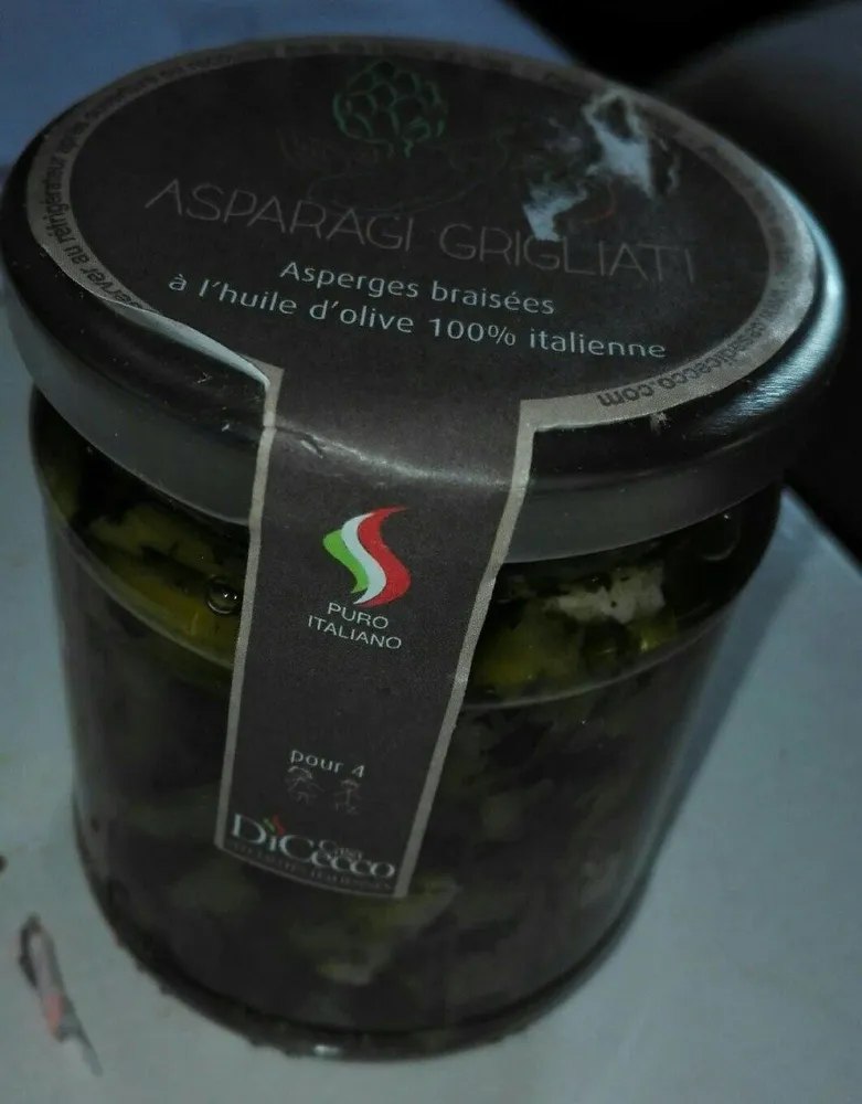 Asperges braisées à l'huile d'olive 100%italienned