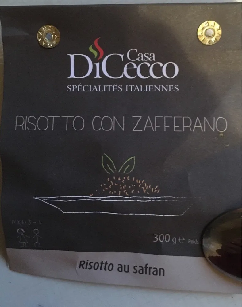 Risotto con zafferano