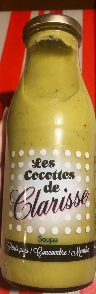 Soupe petits pois / concombre / Menthe
