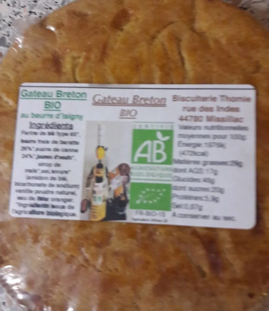 Gâteau Breton Bio