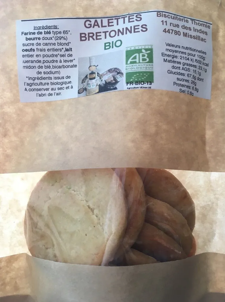 Galettes bretonnes bio