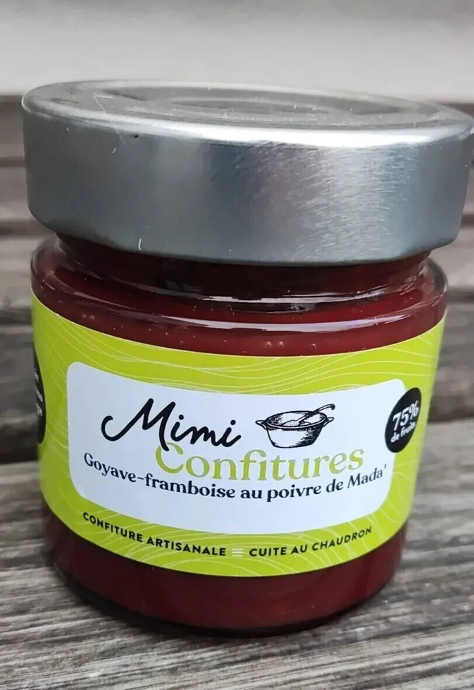 Confiture Goyave-framboise au poivre de Mada'