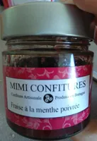 Confiture fraise à la menthe poivrée