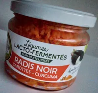 Radis noir - carottes - curcuma lactofermentés
