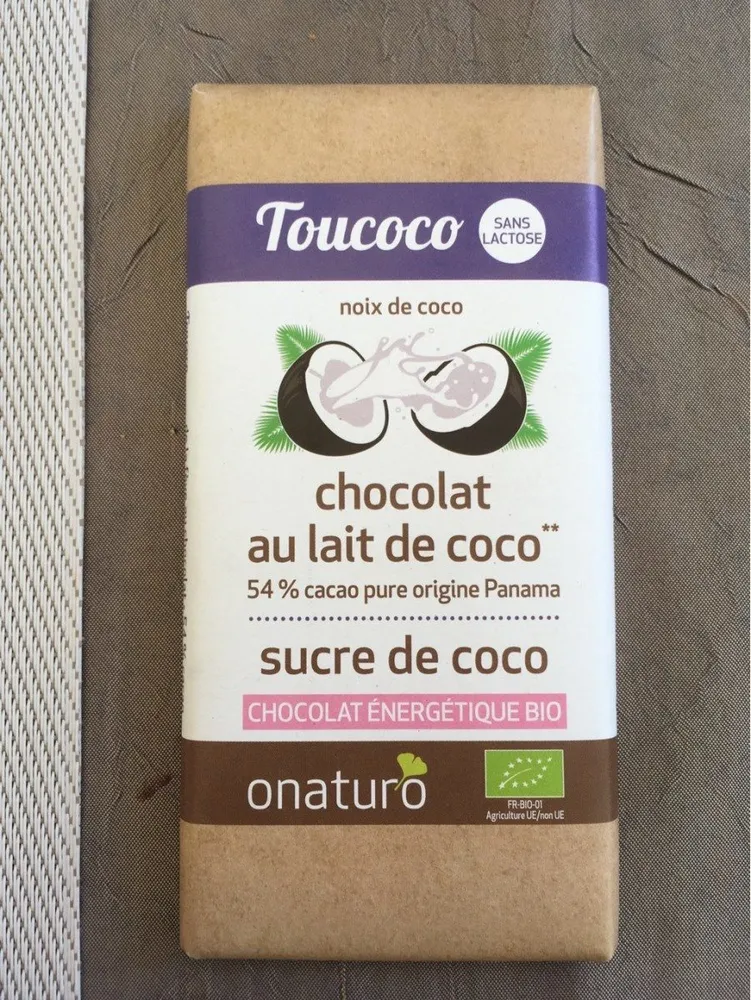 Chocolat au lait de coco