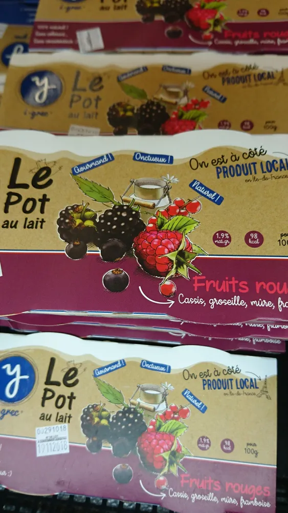Le pot au lait Fruits rouges